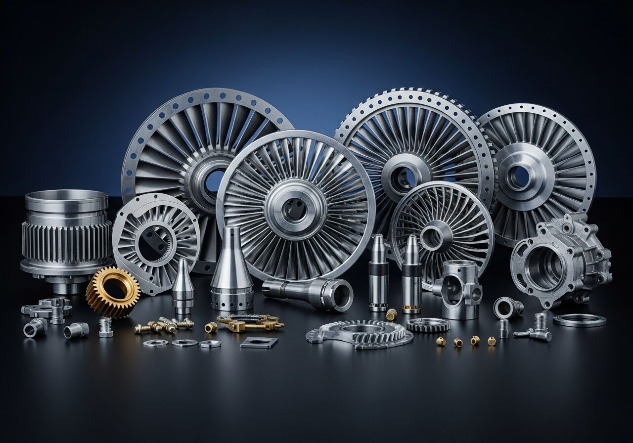 Precision aircraft engine components and aviation spare parts